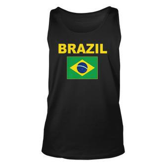 Brazil Brasil Flag Brazilian Flags Jacket Unisex Tank Top | Mazezy