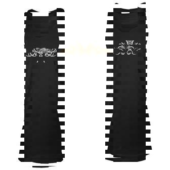 Brown Butterfly Tattoo Fairycore Dark Grunge Y2k Aesthetic Unisex Tank Top - Thegiftio UK