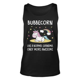 Bubbe Grandma Gift Bubbe Unicorn Unisex Tank Top - Seseable