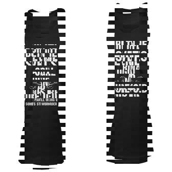 Built In The Seventies Original And Unrestored Some Parts Unisex Tank Top - Thegiftio UK