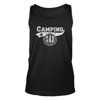 Camping Dad Fathers Day Gift Father Men Camper Unisex Tank Top | Mazezy