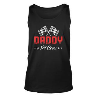 Car Racing Family Matching Daddy Pit Crew Unisex Tank Top | Mazezy