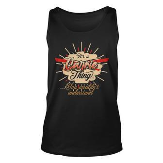 Carrie T Shirt Gifts For Carrie Unisex Tank Top - Seseable