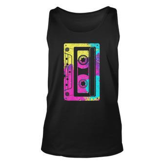 Cassette Tape Mixtape 80S And 90S Costume Unisex Tank Top | Mazezy