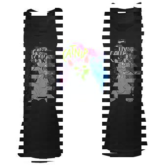 Cat Catnip Plant In Space Cute Cat Nip Unisex Tank Top - Thegiftio UK