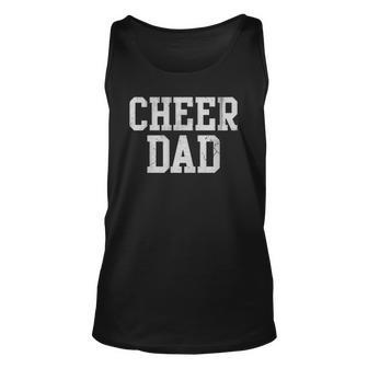 Cheer Dad Cheerleading Cheerleader Fathers Day Unisex Tank Top | Mazezy