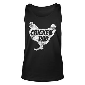 Chicken Chicken Chicken Dad - Funny Farm Farmer Father Gift Unisex Tank Top - Monsterry DE