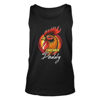 Chicken Chicken Chicken Daddy Chicken Dad Farmer Poultry Farmer Fathers Day Unisex Tank Top - Monsterry UK
