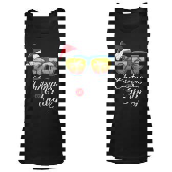 Christmas In July Cool Hawaiian Beach Summer Vacation Surfer Unisex Tank Top - Thegiftio UK
