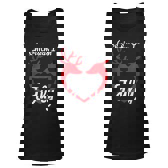 Christmas In July Cute Reindeer Hearts Graphic Top Unisex Tank Top - Thegiftio