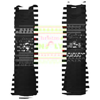 Christmas In July T Christmas In July Ugly Sweater Unisex Tank Top - Thegiftio