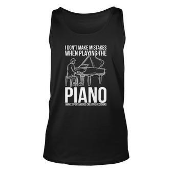 Classical Music Pianist Piano Musician Gift Piano Unisex Tank Top | Mazezy