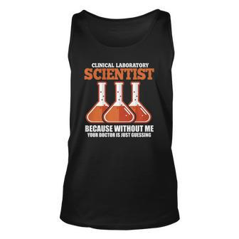 Clinical Laboratory Scientist Medical Science Lab Technician Tank Top | Mazezy
