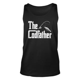 The Codfather Fish Angling Fishing Lover Humorous Tank Top | Mazezy AU