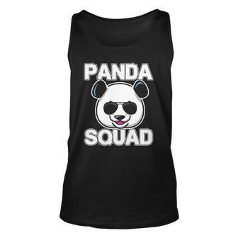 Cool Panda Squad I Panda Bear Gift Unisex Tank Top | Mazezy