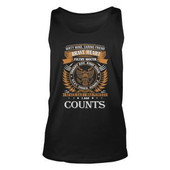 Counts Name Gift Counts Brave Heart Unisex Tank Top - Seseable