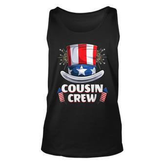 Cousin Crew 4Th Of July Family Matching Boys Girls Kids Unisex Tank Top - Seseable