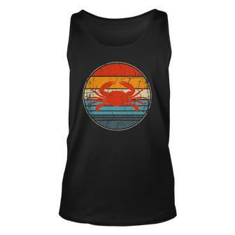Crab Love Vintage Crabs Crabbing Gifts Seafood Lover Crab Unisex Tank Top | Mazezy
