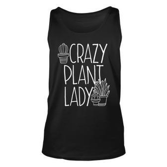 Crazy Plant Lady - Funny Plant Lover Unisex Tank Top - Thegiftio UK