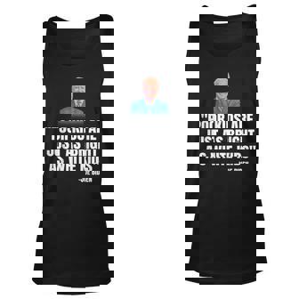 Creepy Uncle Joe Biden Inspired Design Unisex Tank Top - Thegiftio