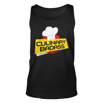 Culinary Badass Funny Saying Sarcastic Cook Chef Unisex Tank Top - Thegiftio UK