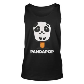 Cute Cartoon Panda Baby Bear Popsicle Panda Birthday Gift Unisex Tank Top - Seseable