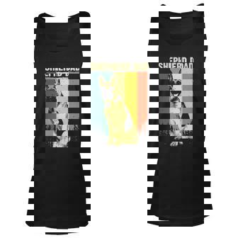 Cute German Shepherd Dad For Men Father Dog Lover Pet Animal Tank Top | Mazezy