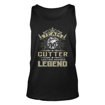 Cutter Name Gift Team Cutter Lifetime Member Legend Unisex Tank Top - Seseable