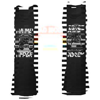 Dad Mode Unlocked Game-R Player Father Mother Family Love Unisex Tank Top - Thegiftio UK