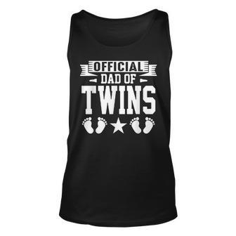 Dad Of Twins Proud Father Of Twins Classic Overachiver Unisex Tank Top - Seseable