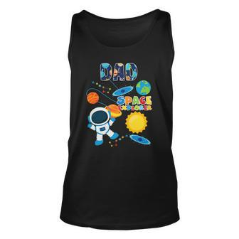 Dad Outer Space Astronaut For Fathers Day Gift Unisex Tank Top | Mazezy