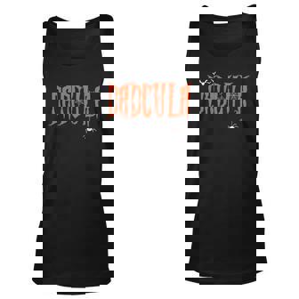Dadcula Halloween Dad Costume Spider Webs Dracula 2021 Tank Top | Mazezy