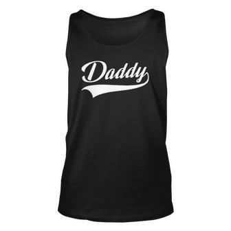 Daddy Best Father - Throwback Sporty Design Classic Unisex Tank Top | Mazezy