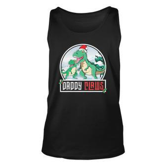 Daddy Claws Dadrex Dinosaur Matching Family Christmas Unisex Tank Top | Mazezy