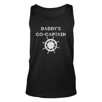 Daddys Co-Captain Boating For Boys And Girls Unisex Tank Top | Mazezy