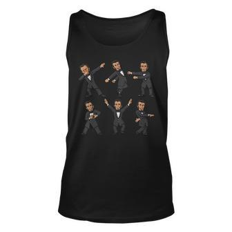 Dancing Abraham Lincoln 4Th Of July Boys Girls Kids Unisex Tank Top - Seseable