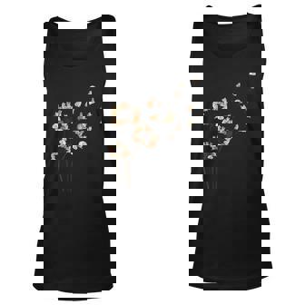 Dandelion Cute Cats Flower Floral Cat Tree Lover Unisex Tank Top - Thegiftio