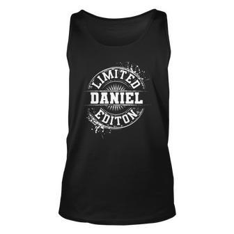 Daniel Limited Edition Funny Personalized Name Joke Gift Unisex Tank Top | Mazezy
