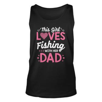 Daughter Fishing Dad Daughter Matching Fishing Unisex Tank Top | Mazezy