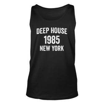 Deep House - Electronic Dance Music Edm Dj New York Unisex Tank Top | Mazezy