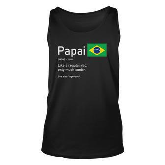 This Definition Of Papai Brazilian Father Brazil Flag Classic Tank Top | Mazezy
