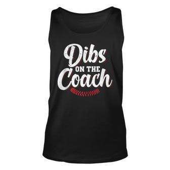 Dibs On The Coach Funny Coach Lover Apperel Unisex Tank Top - Seseable