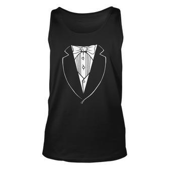 Mens Dinner Jacket Suit Classic Outfit Party Halloween Tank Top | Mazezy