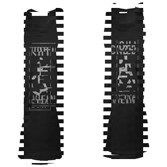 Disabled Veteran Dad Grandpa Veteran Disabled But Deadly Unisex Tank Top - Thegiftio