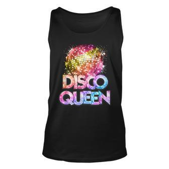Disco Queen - 70S Disco Themed Vintage Seventies Costume Unisex Tank Top - Seseable