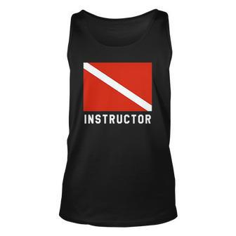 Dive Instructor Scuba Diving Tee Unisex Tank Top | Mazezy