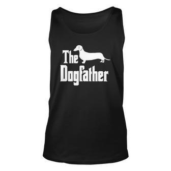 The Dogfather Dachshund Doxie Weiner Dog Idea Classic Tank Top | Mazezy