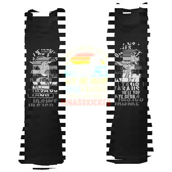 Dont Mess With Tatasaurus Youll Get Jurasskicked Tata Polish Dad Tank Top | Mazezy