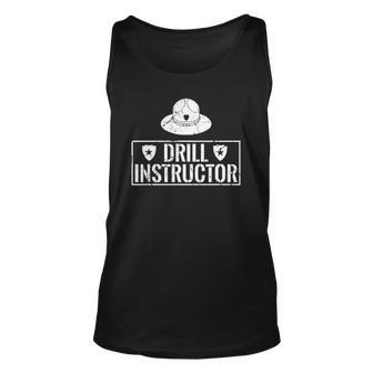 Drill Instructor For Fitness Coach Or Personal Trainer Gift Unisex Tank Top | Mazezy