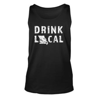 Drink Local Missouri Craft Beer From Here Mo Souvenir Unisex Tank Top | Mazezy